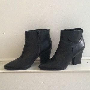 Nine West Black Leather Boots